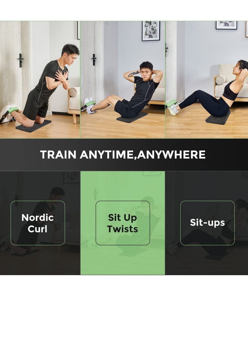 SYOSI - Upgraded Nordic Hamstring Curl Strap, Adjustable Nordic Strap with Soft Knee Pad & Instructions, High Stability Design for Nordic Curl, Ab Workout, Hamstring Curls - Image 1
