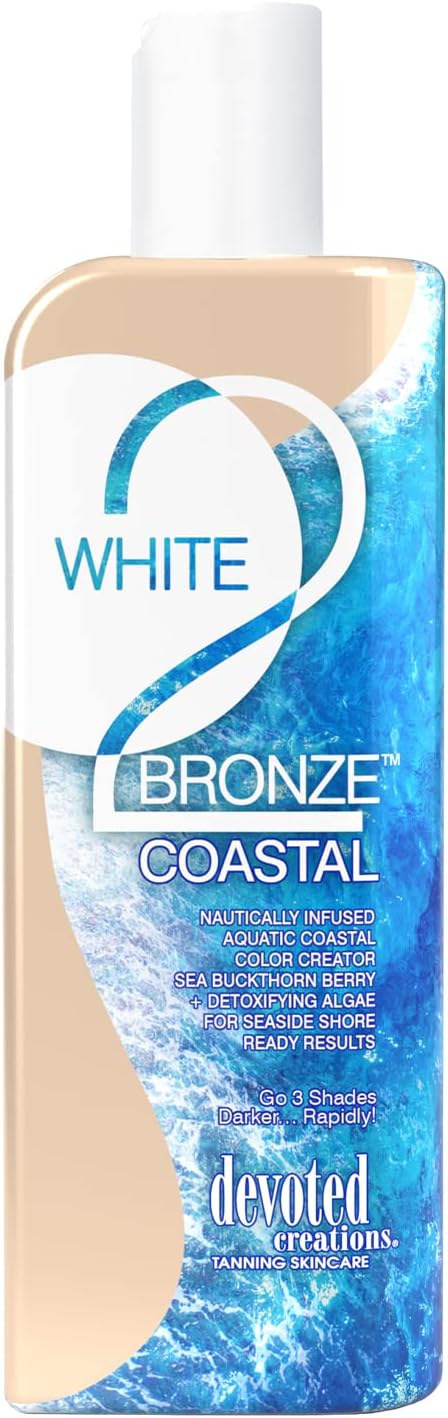 Devoted Creations White 2 Bronze Coastal Blue Hued Tan Enhancer 251 ml Pack of 1
