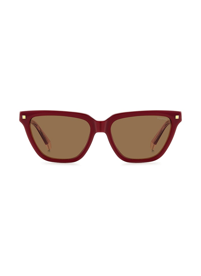 Polaroid Women's Polarized Rectangular Sunglasses - Pld 4157/S/X Black Millimeter - Lens Size: 55 Mm  - Image 3