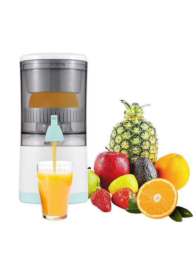 Electric Orange Juice Squeezer Hands Free Portable Citrus Juicer for Orange Lemon Apple Tomato Grape USB Powered Detachable &Washable - Image 1