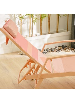 DANUBE HOME Blossom Sun Lounger Patio Chairs For Poolside Garden Furniture Outdoor Seating Sun Bed Chair Chaise Lounge Relaxing Beach Chair  - Image 3