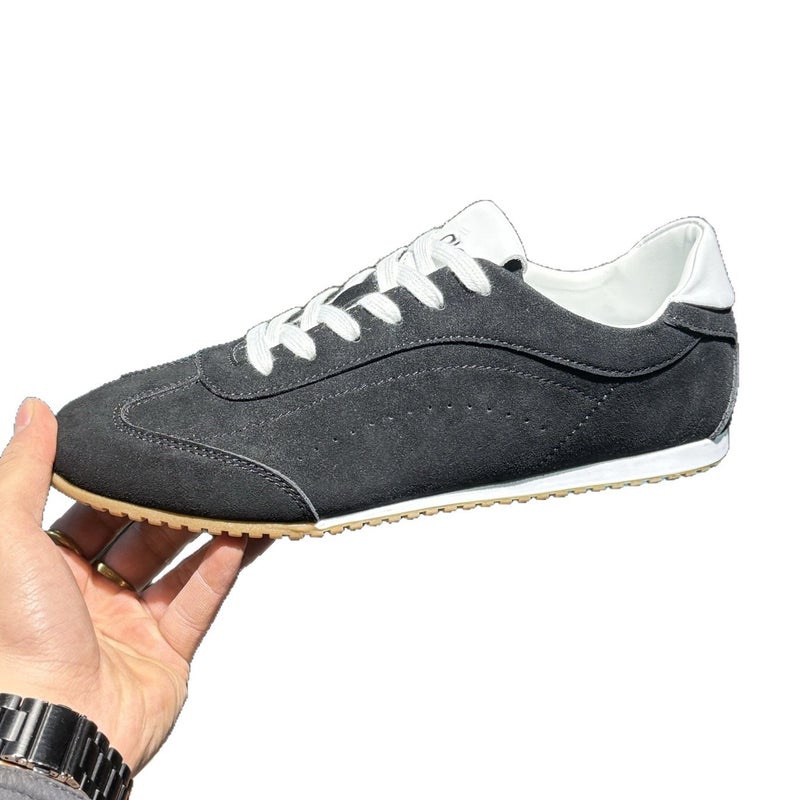 Qi Ta Al Jiso Suede Flat Casual Shoes for Men and Women - Lightweight Breathable Retro Sneakers - Image 5