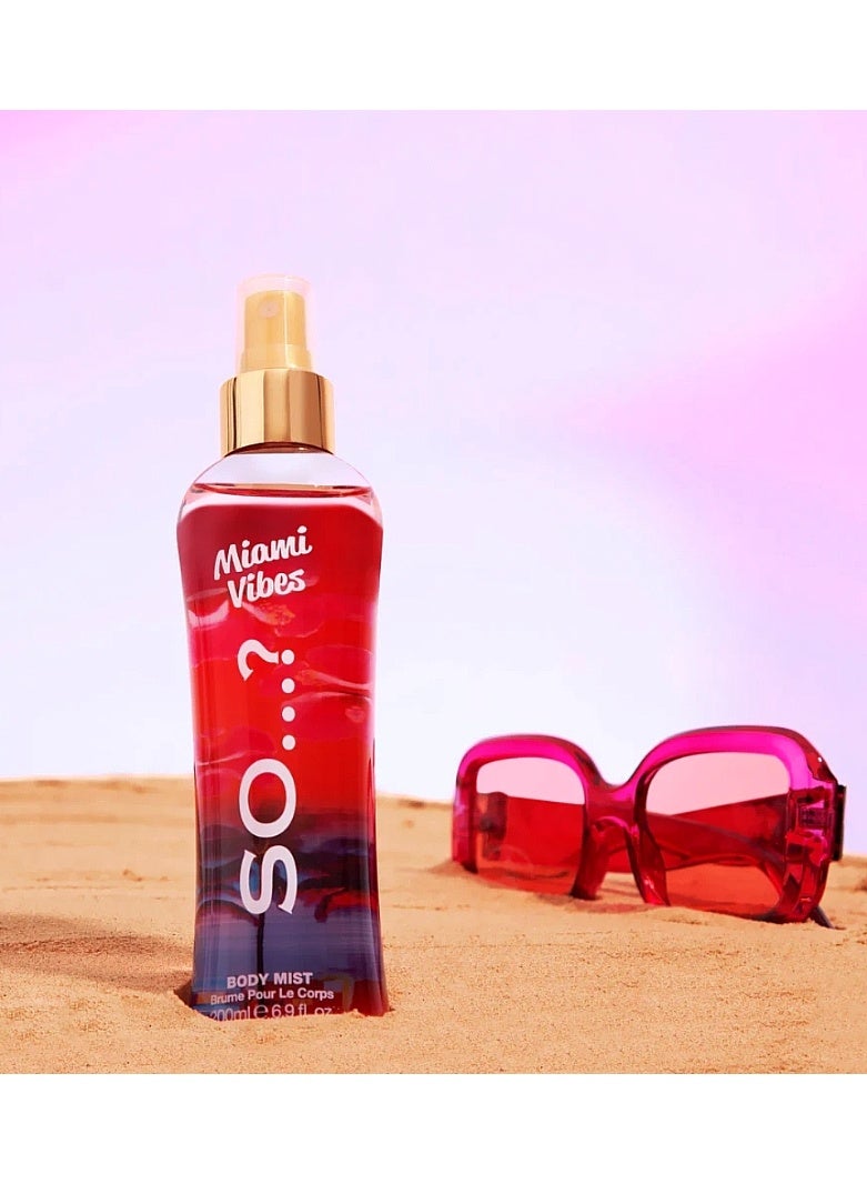 So..? Miami Vibes Body Spray 200 ml - Image 2