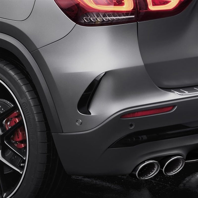 DEMULAX Glossy Black Rear Bumper Side Air Vent Cover Trim - Image 4