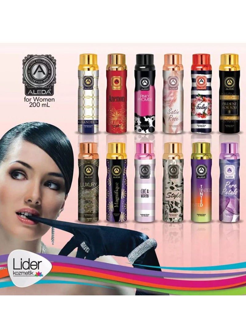 Aleda Deodorant Present For You For Women, 200 ml - Image 3