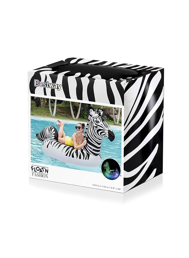 Bestway Lights'N Stripes Zebra Float 2.54M X 1.42M - Image 3