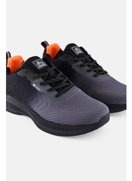 RBX Men Lace Up Brand Logo Training Shoes, Black  - Image 3