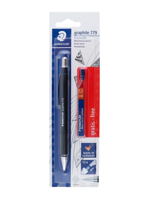 1-Piece Mechanical Pencil With A Pack of Leads 0.5mm