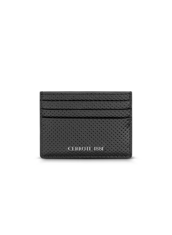 CERRUTI 1881 Cerruti Mens Leather Metro Perforated Card Case 105X77MM