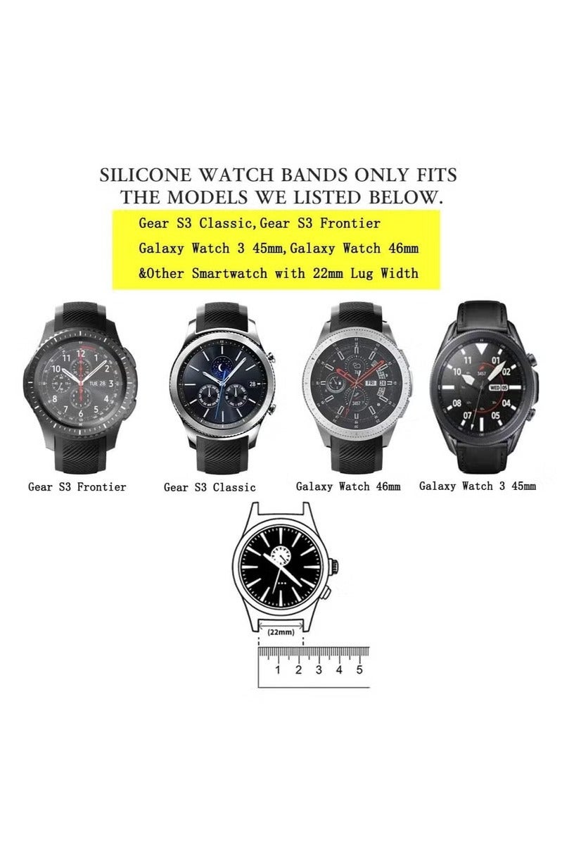 UMIXPRO Strap for Huawei GT Huawei GT 2 46mm Watch Band Huawei Watch GT2 Pro Strap Samsung Galaxy Watch 46mm Galaxy Watch 3 45mm 22mm Silicone Straps Watch Band - Image 3