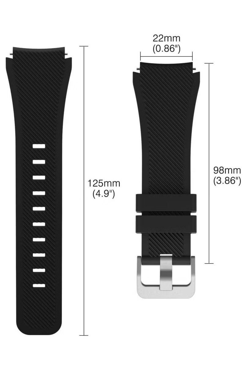 UMIXPRO Strap for Huawei GT Huawei GT 2 46mm Watch Band Huawei Watch GT2 Pro Strap Samsung Galaxy Watch 46mm Galaxy Watch 3 45mm 22mm Silicone Straps Watch Band - Image 4
