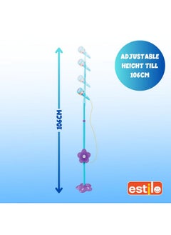 Estilo Estilo Kids Microphone with Stand, Karaoke Microphone for Kids Singing MP3 | Adjustable Height Toys for Kids,Toddlers,Child Kids Musical Microphone Toys,Birthday Gift (Mic Stand Frozen)  - Image 2