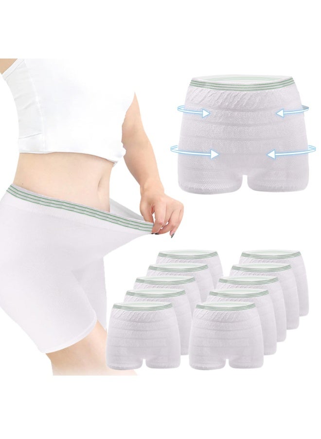 SUNSAR 8 Count Mesh Postpartum Underwear, Disposable High Waist C-Section Postpartum Underwear by |Super Soft, Stretchy, Breathable, Wicking, Latex-Free  - Image 1