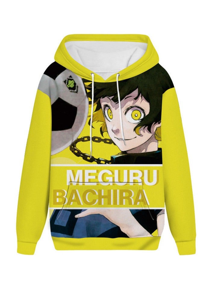 Loquat BLUE LOCK BLUE PRISON 3D DIGITAL PRINT HOODIE - Image 1