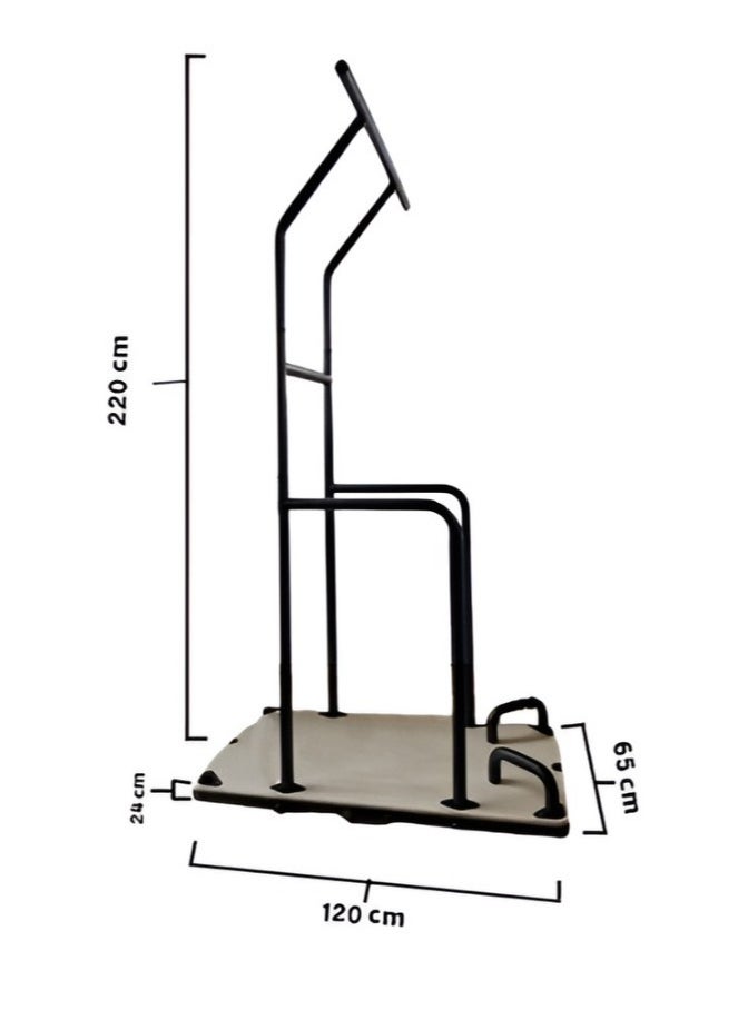 Ever Fit Is  the ultimate body weight gym Power Tower Height Adjustable Pull Up Bar & Dip Station Pull Up Station Fitness Strength Training Exercise Equipment for Home Gym Your personal trainer at home - pzsku/ZD62F83BDF9FAC840A632Z/45/_/1732264802/08756f77-aecd-4879-8944-dc89d363ce46