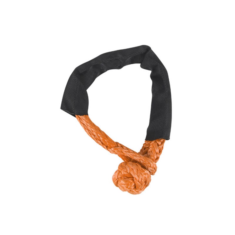 Soft Shackle: 550mm Length 8-20mm Diameter Orange - Durable UHMWPE Material High Tensile Strength 10-25 Tons for ATV UTV SUV Snowmobile Off-Road Recovery Rescue - Image 1