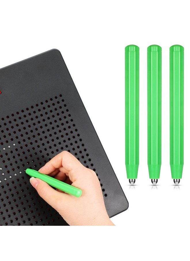 Outus 3 Pieces Replacement Stylus Magnetic Drawing Pen Magnet Replacement Pens For Magnetic Drawing Board Magnapad A To Z And Numbers 0 To 9 (Green)  - Image 2