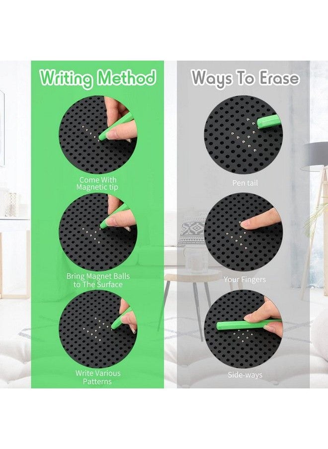 Outus 3 Pieces Replacement Stylus Magnetic Drawing Pen Magnet Replacement Pens For Magnetic Drawing Board Magnapad A To Z And Numbers 0 To 9 (Green)  - Image 5