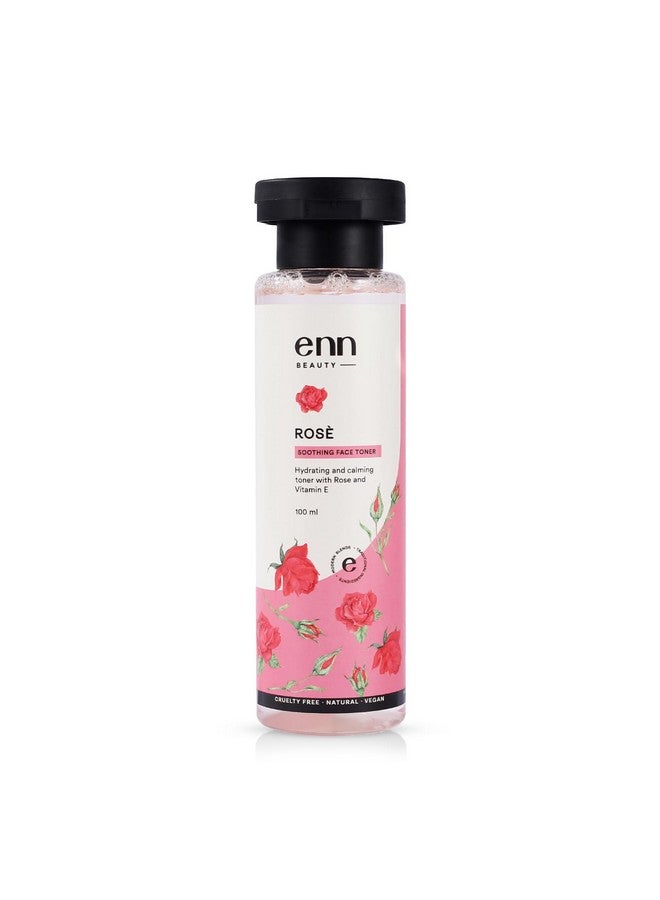 ENN Beauty Rose Water Soothing Face Toner Hydrating & Calming Toner With Natural Rose & Vitamin E For Pore Tightening 100Ml - Image 1