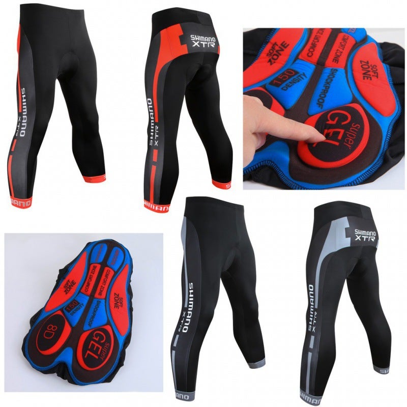 Exclusive For Shrimp Skin High-Quality Cycling Clothing Cycling Clothing Cropped Pants - Image 4