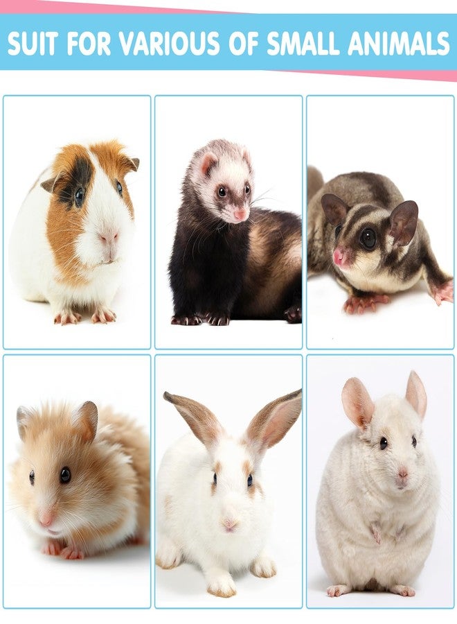 AceOrbit 6 Pcs Ferret Cozy Cage Accessories Triple Rat Cage Hanging Hammock Guinea Pig Cube Hammock Chinchilla Bed Hideout Small Animals Toy Accessories Sugar Glider Squirrel Hamster (Cute Paws) - Image 4