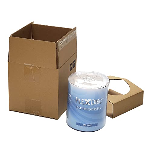 PlexDisc DVD-R 4.7GB 16x Branded Logo Recordable Media Disc - 100 Disc (No Container) FFP, Writable Blank DVDs for Movies, Music, Data Files - Blank DVD Discs 100 Pack - Image 3