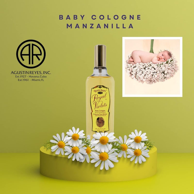 Royal Violets Baby Cologne with Chamomile 7.6 Fl Oz - Image 3