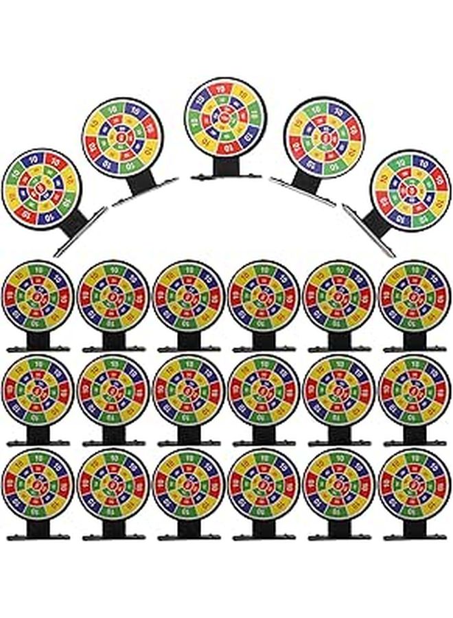 DECHOUS 100pcs Small Dart Board Indoor Outdoor Desktop Game for Boys Family Fun Party Educational - Image 1