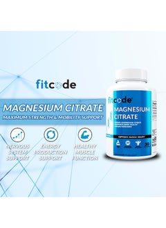 fitcode fitcode, Magnesium Citrate, 400 mg, 60 Veggie Capsules (200 mg per Capsule)  - Image 3