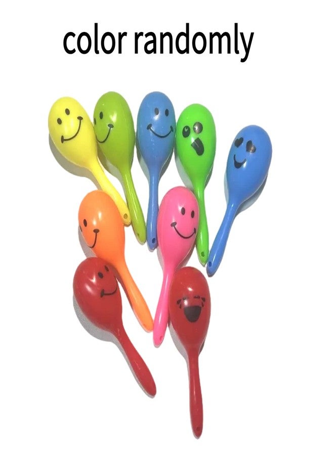 Barn Eleven 3PCS- Colourful Mini Ball Sand Hammer Parrot Rattle Shaker Musical Sound Toy Intelligent Sand Hammer Toys for Parakeets Canaries Cockatiels Conure Lovebirds(Random Color) - Image 3