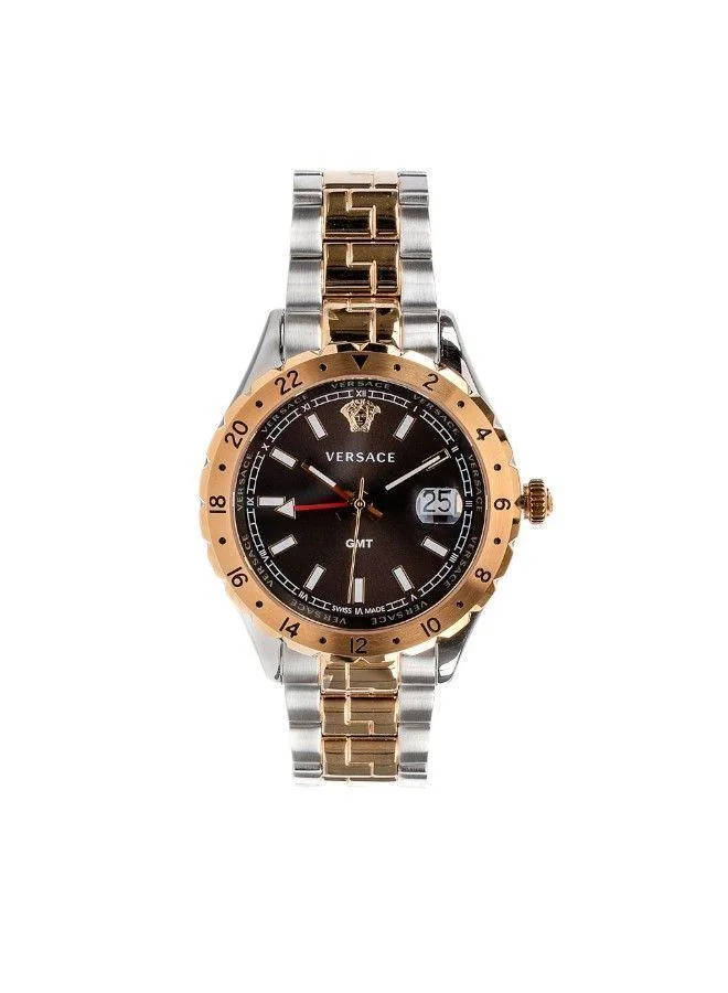 VERSACE Hellenyium GMT Brown Dial Watch