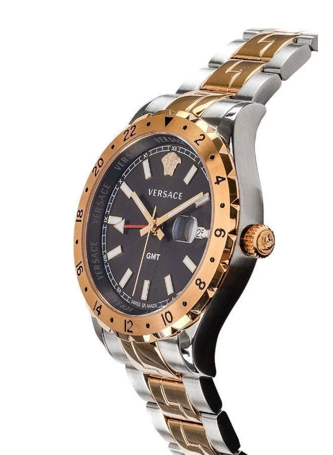 VERSACE Hellenyium GMT Brown Dial Watch