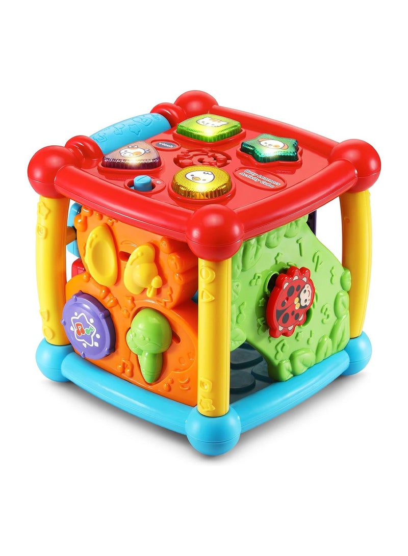 Red Activity Cube Educational Activity Toy Suitable As A Children'S Gift - Image 1
