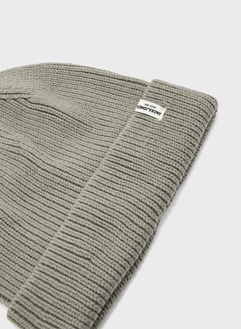 JACK & JONES Logo Print Knitted  Beanies