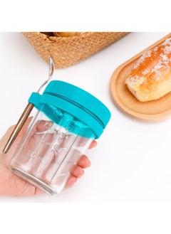Y&D Glass With Lid And Spoon Sealed Portable Ice Cream Cup  - Image 2