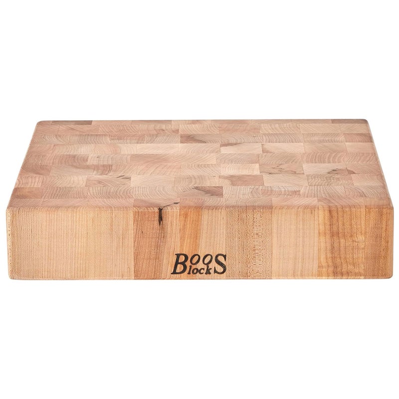 John BOOS John Boos Boos Block CCB Series Large Reversible Wood Chopping Board 3Inch Thickness 15 x 15 x 3 Maple 