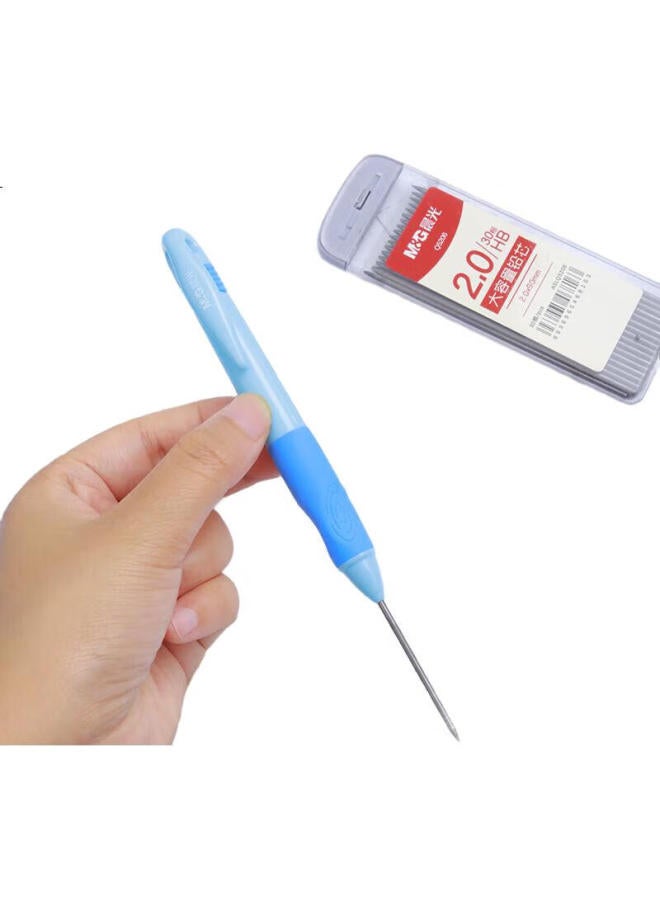 M.G Chenguang (M&G) Stationery Hb Mechanical Pencil Refills, 2.0Mm Resin Lead, Large Capacity Student Exam Pencil Refills, 30 Pieces/Box Aslq5206 - Image 1