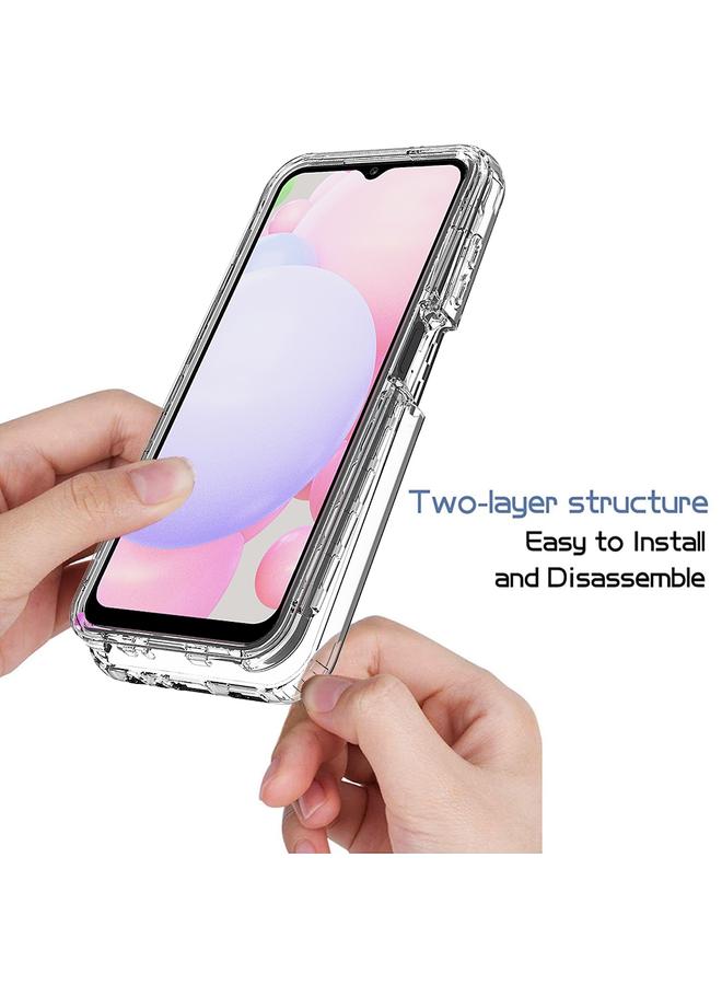 S-TOP Case For Samsung Galaxy A13 4G Transparency Two-color Gradient PC + TPU Phone Case - Image 3