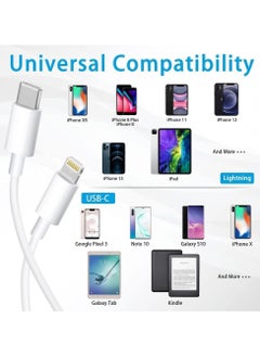 Apple iPower iPhone Data Transfer and Charger Adapter Cable 1m USB-C to Lightning Cable/Silver, 20W PD Fast Charging for iPhone 14/14 Pro/14 Plus/14 Pro Max, iPad Pro, and all iPhone 8-13 . - pzsku/ZD6311793CE34CE923CDBZ/45/_/1734427542/29287dd3-bcd5-48aa-9d58-b7dc5ce16c9a