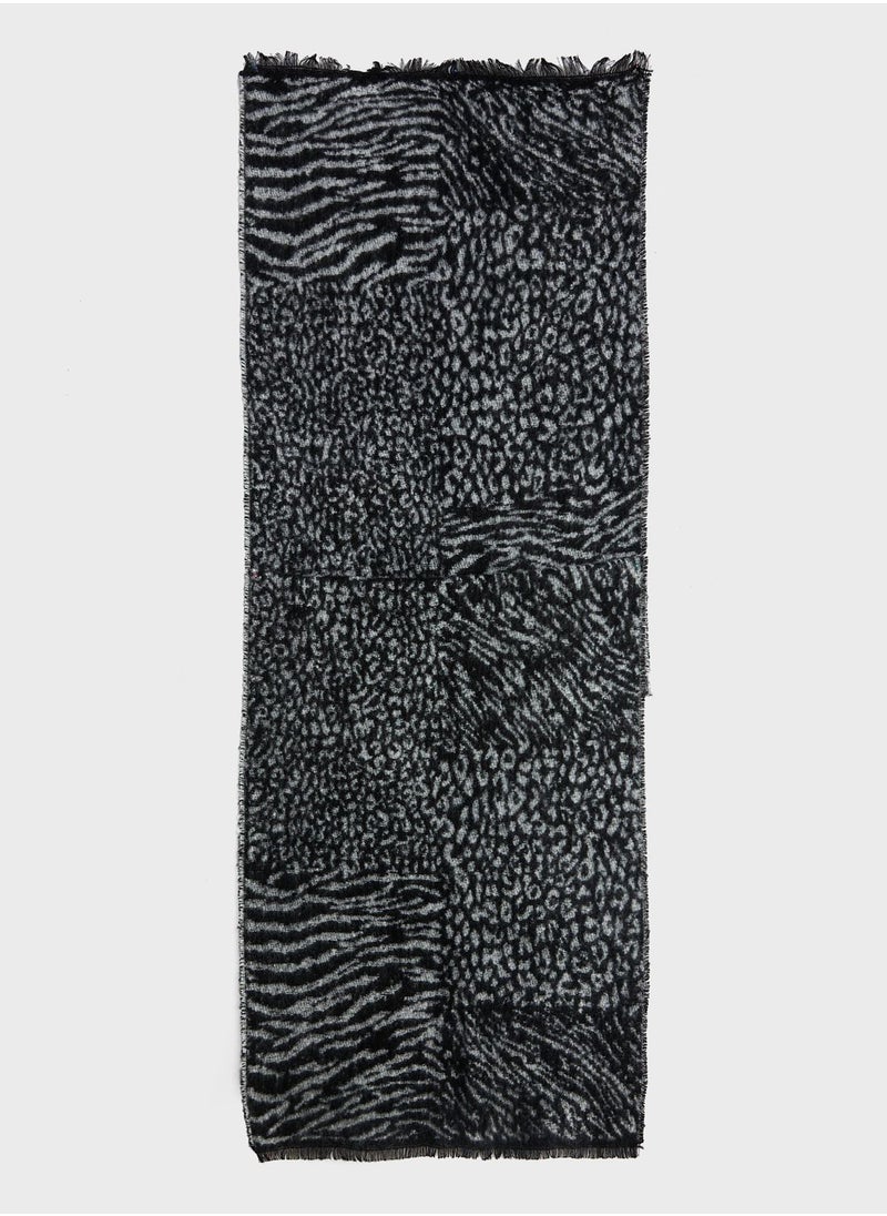ONLY - Onltrine Animalprint Scarf - Image 1