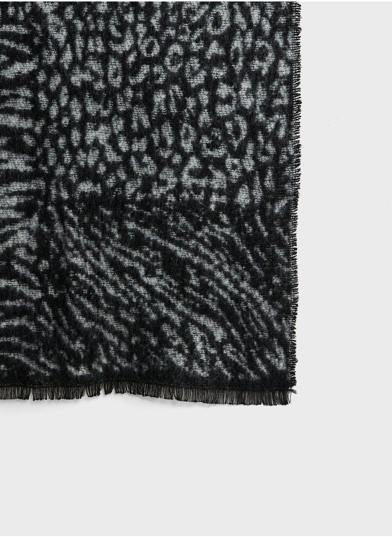 ONLY - Onltrine Animalprint Scarf - Image 1