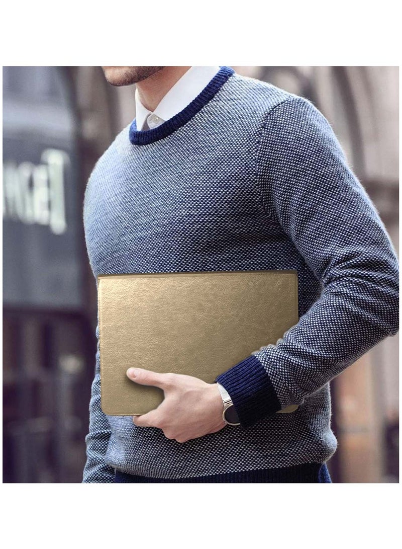 Cat - Cot Samsung Galaxy Tab S10 FE 10.9 5G 2025 (10.9 inches) CAT-COT Series PU Leather with Card Holder Flip Case Cover - Gold  - Image 3