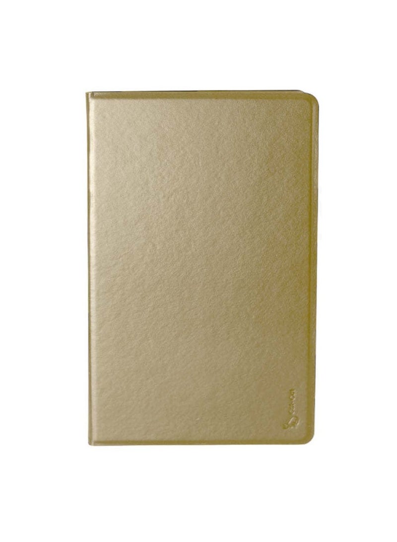 Cat - Cot Samsung Galaxy Tab S10 FE 10.9 5G 2025 (10.9 inches) CAT-COT Series PU Leather with Card Holder Flip Case Cover - Gold  - Image 5