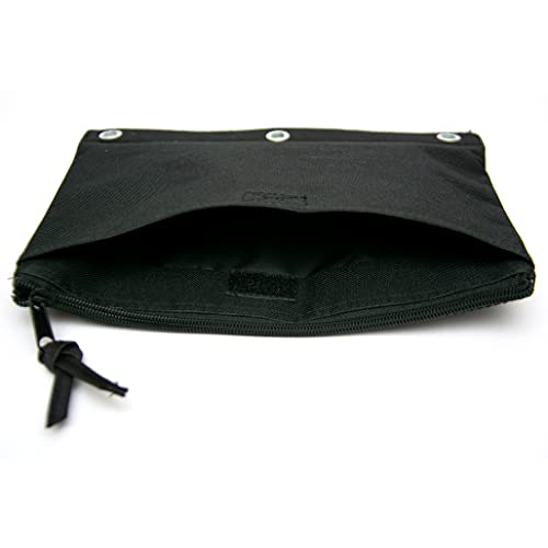 Titanium Top Flight Titanium Zipper Pencil Pouch with 4 Pockets, 8.125 x 9.75 Inches, 1 Pouch, Color May Vary (43049) - Image 3