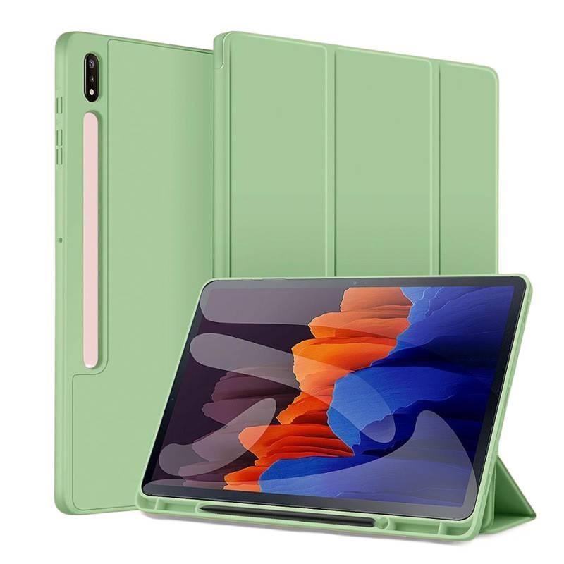 DGG حافظة سامسونج تاب متوافقة مع Samsung Galaxy Tab S8 Plus / Samsung Galaxy Tab A8 مع حامل قلم باللون أزرق مع غطاء حماية ووظيفة حامل وحمل يومي للتابلت بوظيفة حامل باللون الأزرق Samsu. - Image 5