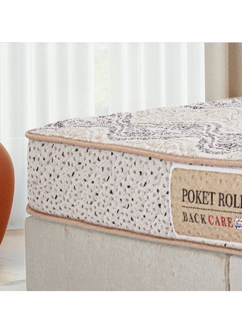 Back Care Orthopedic Mattress, Medium Firm HR Foam for Back Pain Relief, Spine Support, Motion Isolation, Breathable Anti-Allergy Cover, Ideal for 75–120kg, Durable Construction, Air Mattress Feel,  (200x200) - Image 2