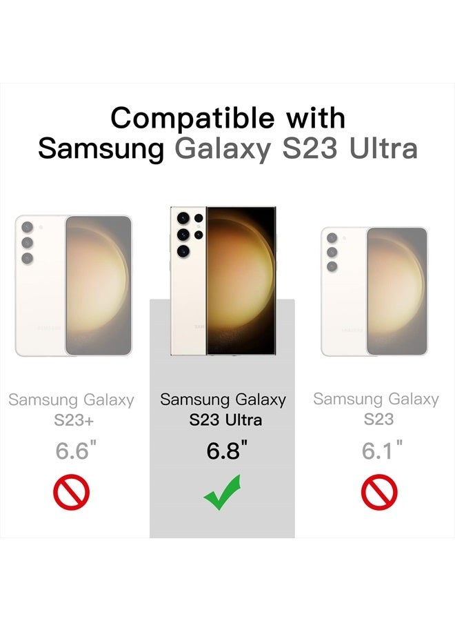 Jetech Case for Samsung Galaxy S23 Ultra 5G 6.8-Inch, Non-Yellowing Shockproof Bumper Protective Phone Cover, Anti-Scratch Hard PC Back (Clear) - Image 2