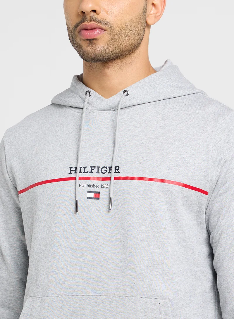 TOMMY HILFIGER Striped Terry Hoodie