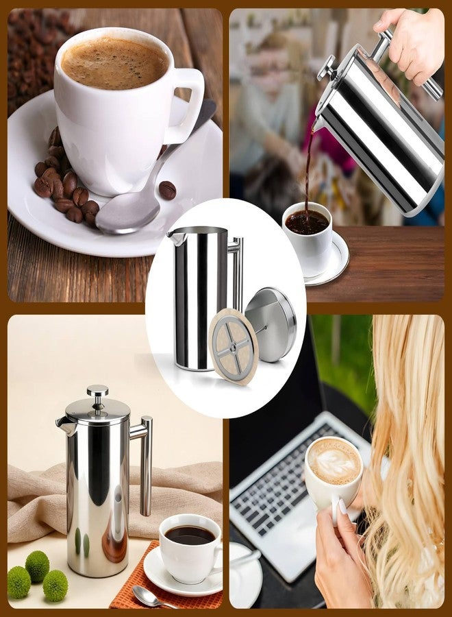 brikinte Paper Coffee Filters Compatible with Secura French Press, 100 Pcs 4.5 Inch Disposable Perforated Unbleached Filter Paper for Secura Coffee Maker 50oz - Image 5