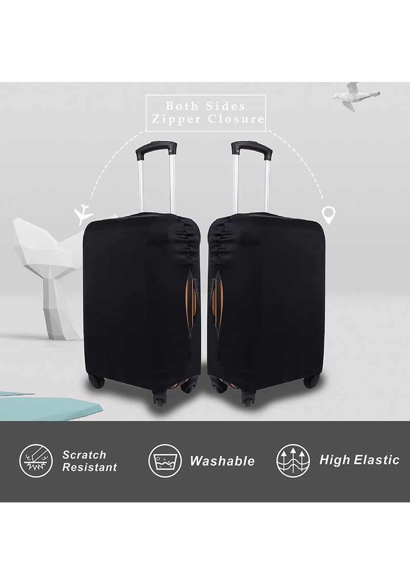 XiuWoo Suitcase Protector Water Resistant Print Trolley Case Protective Cover for Luggage Spandex Washable Travel  - Image 3
